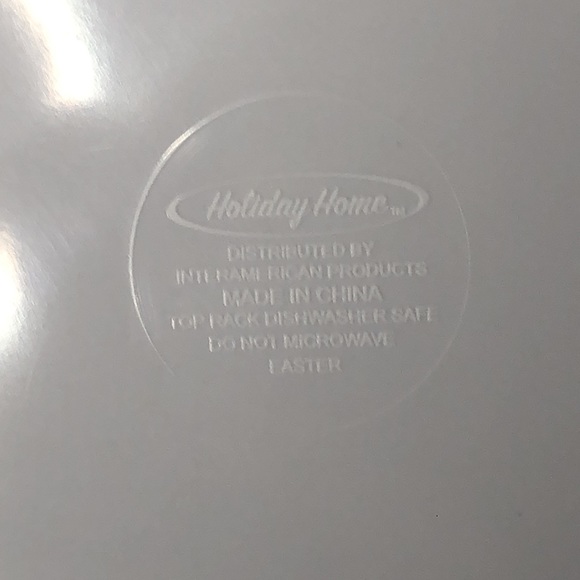 Holiday Home Easter Spring Melamine 8” Plates - Picture 3 of 3